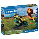 M&auml;ngukomplekt Playmobil 72065 krossimootorrattur rattaga ja h&uuml;pperampiga