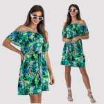 Naiste kleit Avila, roheline, L/XL