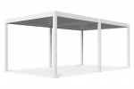 Paviljon Pergola deluxe automatic 3.6x6 koos LED-iga, valge