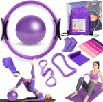 Pilates r&otilde;ngas, 13 tolli, palli ja lintidega, 15 tk