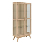 vitrinekapp Marte 94x40x192 cm, liivakarva