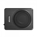 Auto subwoofer, 8-tolline 400W &otilde;huke istmealune aktiivsubwoofer, 32.2x23.5x8 cm, must, audio