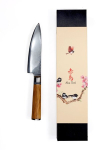 Aka Tori damaskusterasest kokanuga 6" &ndash; Kyoto Olive