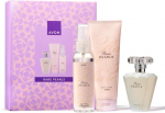 Avon Rare Pearls parf&uuml;meeritud kinkekomplekt naistele: 50 ml parf&uuml;&uuml;mvesi + 125 ml kehakreem + 100 ml kehasprei, 3 toodet