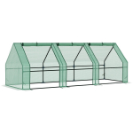 Kasvuhoone taimedele 270x90x90 cm roheline aia-r&otilde;dule 1 tk