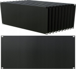 Komplekt 10X 19-Tolline 5U Rack-Kappi M&otilde;eldud Kattepaneel, Must