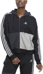 Naiste džemper Adidas W Cb B Fz Hodie Grey Black HC8833 HC8833/M