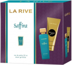 Parf&uuml;&uuml;mikomplekt LA RIVE Saffira Eau de Parfum 90 ml + du&scaron;igeel 100 ml v&auml;rske puuviljane aroom