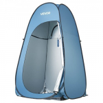 Du&scaron;itelk, Pop-up kaasaskantav privaatsustelk, 119.4x119.4x190.5 cm, sinine, pol&uuml;ester