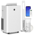 Kaasaskantav konditsioneer 12000 BTU, WiFi-juhtimisega, valge
