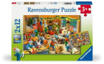 Laste 2D puzzle: Christmas Workshop 2x12el - Ravensburger