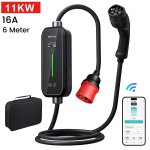 APP EV Elektriliste autode laadimisjaamade kaablid junsun 8-16a, 6m, Type 2, 11 kW