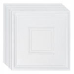 Laeplaadid, 61x61 cm, valge, PVC