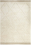 Pehme Shaggy vaip 120x170cm, kreemjas, boho muster