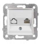 Linnera S arvuti pesa Rj45 Cat.5e valge