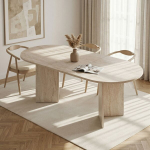 S&ouml;&ouml;gilaud Sorell Travertine, 160x75x90 cm, liivakarva