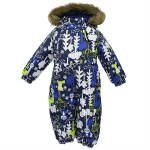 Huppa Laste talvekombe KEIRA, navy pattern, 74