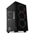 Korpus Ibox Cetus 903 Midi Tower arvuti&uuml;mbris, must, Juoda