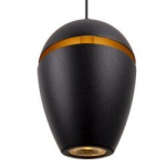 Laua kohal rippuv Led-lamp must/kuldne, saar, latt 3000k