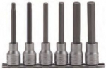 Teng Tools 1/2" 6-kt pikkune pea 100mm otsaga, 6 tk.
