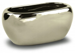 Keraamiline pott piklik kate kuldne 27x13cm, 27 x 13 cm