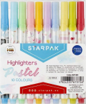Kontori pastelsed highlighterid kooli segav&auml;rvid 10 tk.