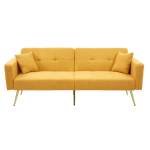 Magamissofa, reguleeritav nurk, kuldjalad, 2 tk