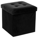 Kokkupandav tumba Atmosphera Lysandre, 37,8x37,8x37,8 cm, must