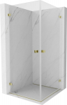 Mexen Lunar-B Duo avatav du&scaron;inurk 75 x 75 cm, l&auml;bipaistev, kuldne - 832-075L-075P-50-00