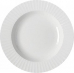 S&uuml;gav taldrik Metropolis 26 cm, valge, Rak Portselan