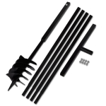 Terasest 180 mm maapuur k&auml;epidemega koos 5 m pikendustoruga