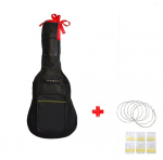 Kitarri &uuml;mbris B-6 + klassikalise kitarriga keeled