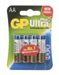 Alcaline battery GP Batteries 15AUP-U4 AA | LR6 | 1.5V | ULTRA+ ALKALINE | blist