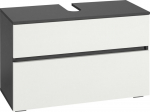 Alumine vannitoakapp Notio Living Wessel 80, tumehall/valge
