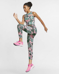 Nike naiste 3/4 treeningretuusid, roosa-roheline L 907136713
