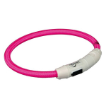 Koerakett - TRIXIE - 12706 - Roosa - Nailon - TPU - XS-S - 350 mm