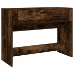 vidaXL konsoollaud, suitsutatud tamm, 100x39x75 cm, tehispuit