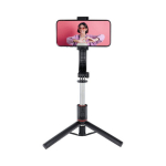 Selfie pulk (Selfie stick) Selfiepulk statiivi ja kaugjuhtmise puldiga - Must