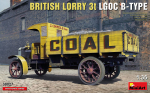 Liimitav mudel MiniArt 38027 British Lorry LGOC 3t B-Type 1/35