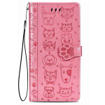 Telefoni&uuml;mbris Cat-Dog Samsung A346 A34 5G roosa