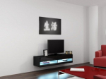 Cama TV alus Vigo New 30/140/40 must/must l&auml;ikega