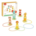 TOOKY TOY Puidust arkaadmng Toss Animals 15 el.