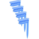 Śledzie klipsy uchwyty do ręcznika plażowego koca 4 szt niebieskie