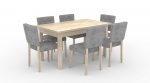 K&ouml;&ouml;gim&ouml;&ouml;bli komplekt ADRK Furniture 80 Rodos, hall/pruun