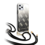 Guess GUHCN65WO4GBK iPhone 11 Pro Max czarny|black hard case 4G Gradient