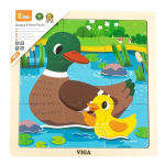 Puidust pusle Viga Ducks, 9d.