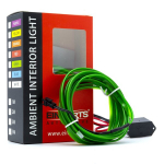 EinParts LED valgusriba auto kaunistamiseks 12V - pikkus 3M, v&auml;rvus Roheline