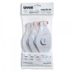 N&auml;omask UVEX Silv-Air Premium 5210 FFP2, klapiga klappmask, valge, 3 tk pakitud