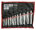 YATO BEND nurkv&otilde;tmed SATIIN 12 tk. 6-32 mm CASE 0398