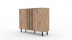 Kummut ADRK Furniture Ika, pruun/must